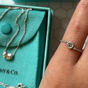 Tiffany & Co. Elsa Peretti Color by the Yard Aquamarine sterling silver ring